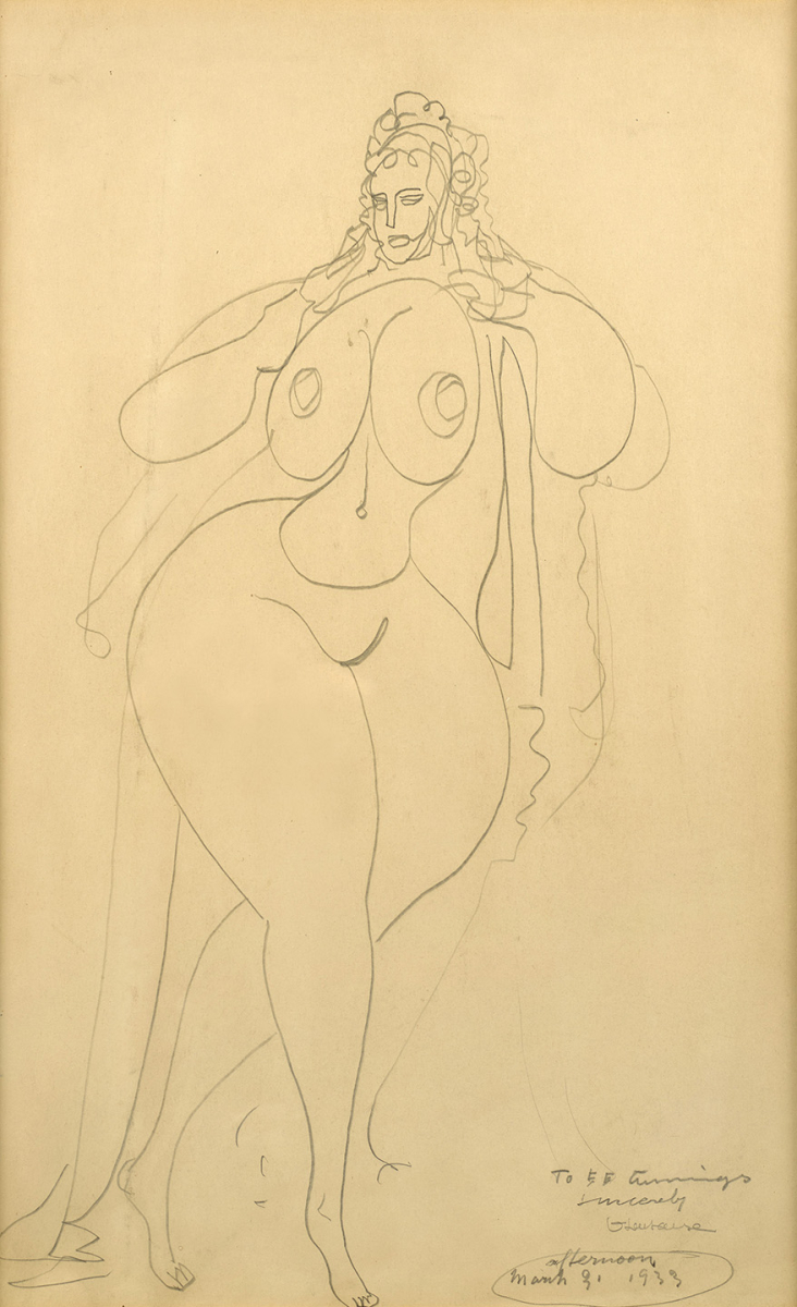 Standing Nude, 1933