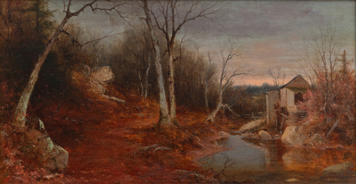 Woodland Scene at Dusk, circa 1870